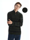 Turtle Neck Long Sleeve Striped Men's Tricot Sweater
